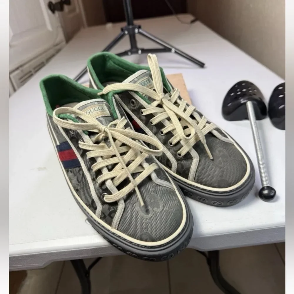 Gucci Tennis 1977 Off the Grid Low 'Grey' Men's Sz 9